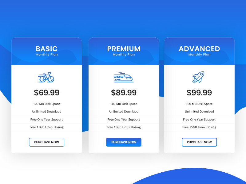 #Pricing Table Design ux ui design icon table list pricing plans