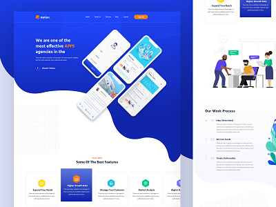 Nation apps agency landing page!