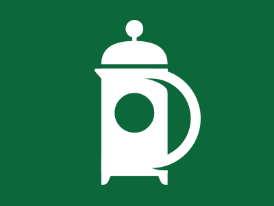French Press Icon coffee icon