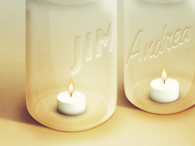 Mason jar illustration