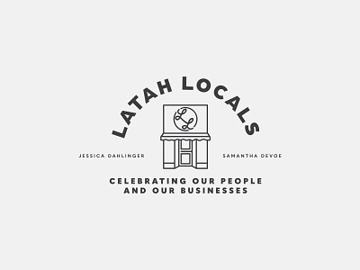 Latah Locals Logo Design branding design graphic design logo typography vector