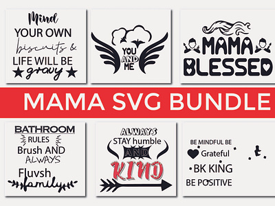 mama svg bundle