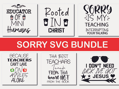 sorry svg bundle