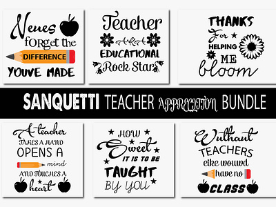 SANQUETTI TEACHER APPRECITION BUNDLE