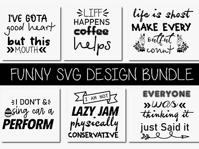 FUNNY SVG DESIGN BUNDLE