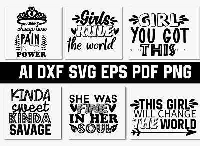 AI DXF SVG EPS PDF PNG shirt bundle