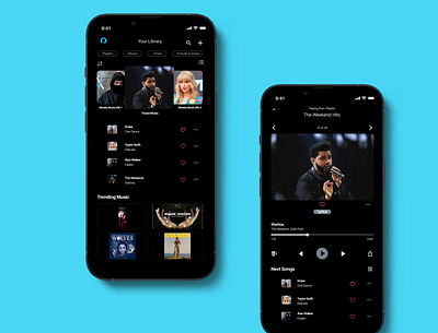 Music Player app design ecommerce mobile shopping typography ui ux