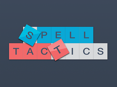 SpellTactics Logo games logo spell tiles