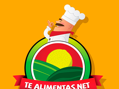 The Cheff aproves illustration logo vectorial