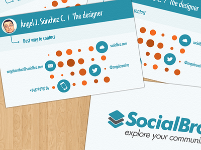 Social cards business cards