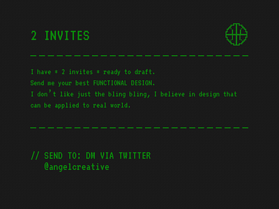 2 invites