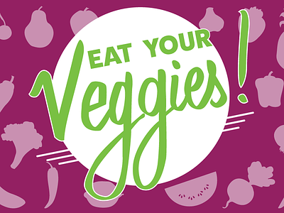 Eat your Veggies ! branding graphic design identity logo vegetables
