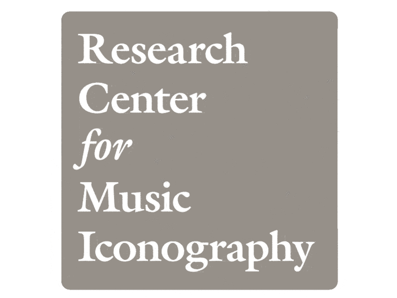 The Research Center for Music Iconography (RCMI) Logo academic animated art branding color education logo logos music typography university