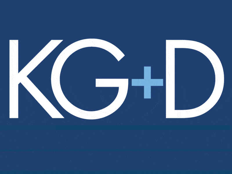 KG+D Architects PC Logo and Identity Syatem architecture blue color design futura identity logo logos. redesign. branding web design