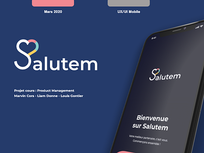 Salutem Application Médical animation app design illustration interaction interaction design interactive design interface logo mobile mobile ui ui uidesign ux ui