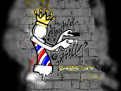 Barber Shop Logo Design animation barbershoplogo branding characterdesign design designer graphic design illustration logo logodesign newyorklogo ui ux vector