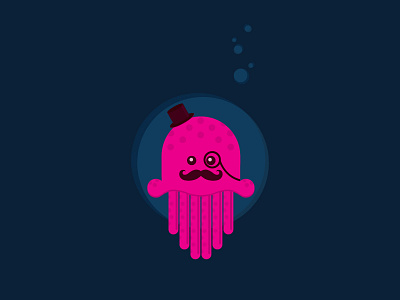 International Jellyfish day animal croatia holiday icon illustration jellyfish love mister mustache pink sea us