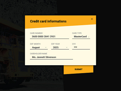 Daily UI - Day 002 - Credit Card Checkout 001 checkout dailyui day002 flat form input interface mobile signup ui