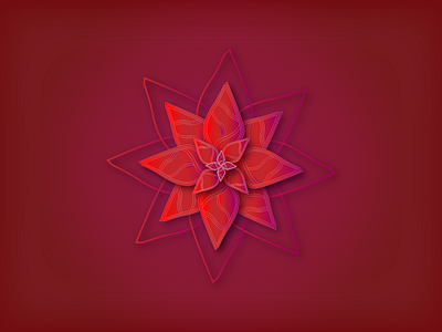 Poinsettia Day aztecs christmas croatia flower holiday icon red star us vector