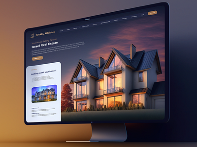 Israel Affiliates Real Estate Company Website by Ammar Naeem