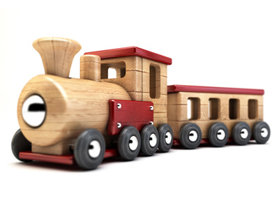 Tchutchu 3d c4d cinema 4d train wagon