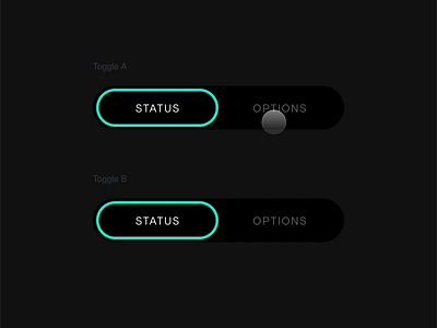 Toggles animation buttons motion toggles