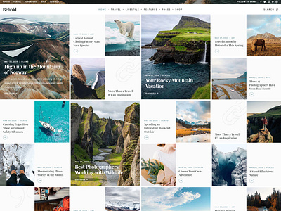 Behold - Metro layout by Katika for Qode Interactive on Dribbble
