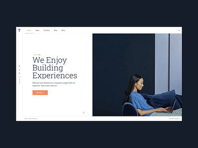 Thorsten - Business Consulting agency clean horizontal portfolio small business technology theme wordpress