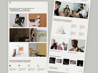 Boldnote - Agency Light agency clean creative design modern portfolio theme website wordpress