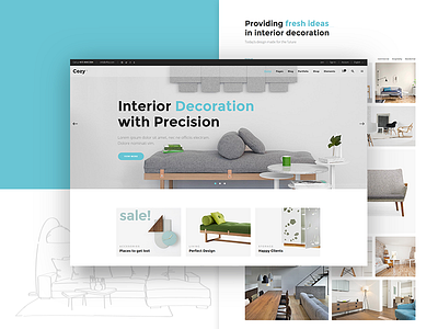 Cosy2 architecture clean decor interior modern portfolio theme wordpress