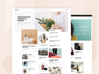 Journo blog creative journal magazine posts theme wordpress