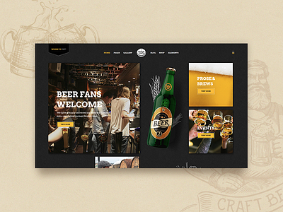 Pints & Crafts alcohol bar beer brew craft draft drink pub wordpress