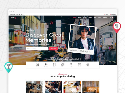 UrbanGo - Homepage booking city directory city listing classified directory directory listing directory theme directory wordpress listing listing theme login map map directory map listing shop theme user dashboard wordpress