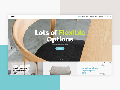 Cosy architecture clean decor design furniture interior modern portfolio shop theme wordpress