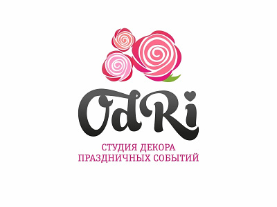 Floristic Studio Logo agency branding design floristic flowers idea shapes vector wedding