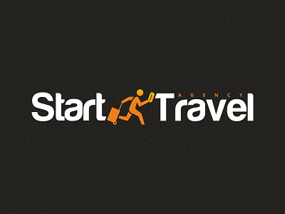 Start Travel agency logo agency branding design idea logo shapes silhouettes ticket tourist travel vector