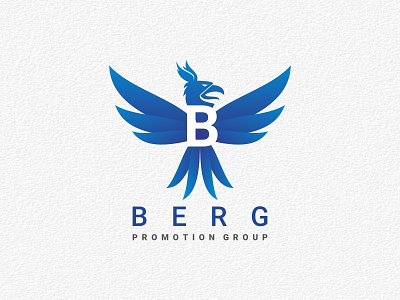 Berg Logo b bird branding geraldic idea identity logo shapes shilouette vector