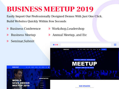 Business Meetup 2019 graphic design mobile app design web deisgn