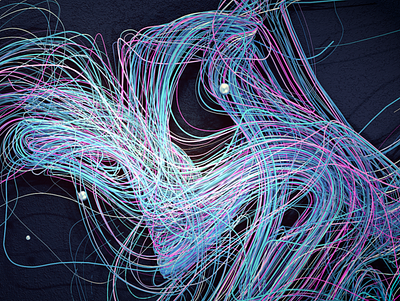 TurbTrail abstract cinema 4d futuristic line particles tech trail x particles