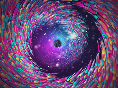 Stardust - Colorful Eye abstract ae after effects colorful mograph motion graphics particles spiral stardust