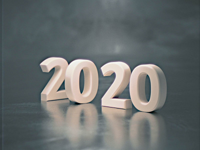 2020 2020 after effects c4d new year nostalgia nostalgic redshift retro