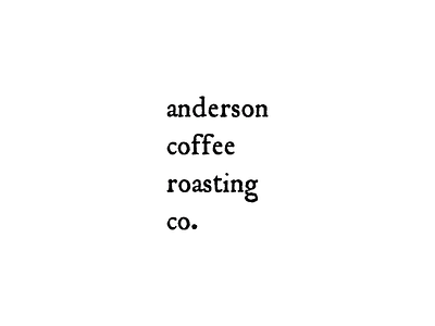 Anderson Coffee Roasting Company