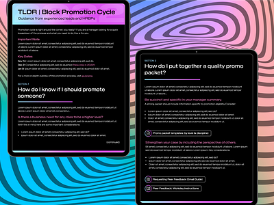 Branded template; promo guide