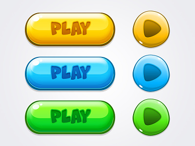 GUI bubble buttons game gui mobile play shiney ui