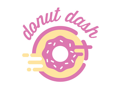 Donut dash Logo donut donut dash icon illustration illustrator logo ottawa photoshop race vector