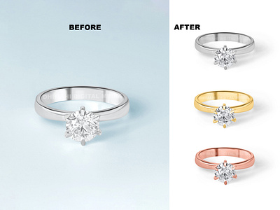 Jewellery Retouch and colour correction graphic design image color correction image cutout image editing image retouch photoshop shadow