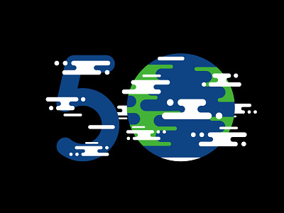 Earth Day 2020 50 earth earth day illustration illustrator planet vector