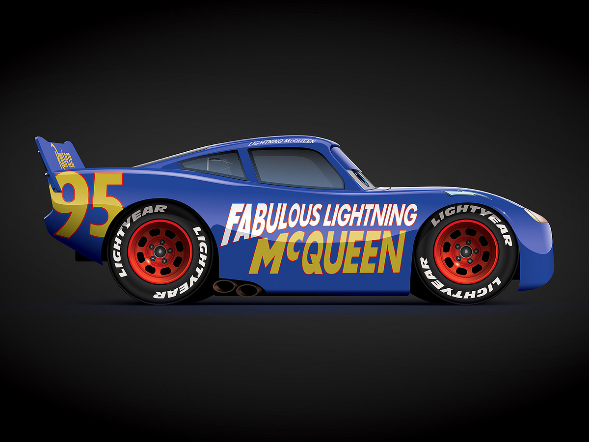 The Fabulous Lightning McQueen by Brett Nicholson on Dribbble
