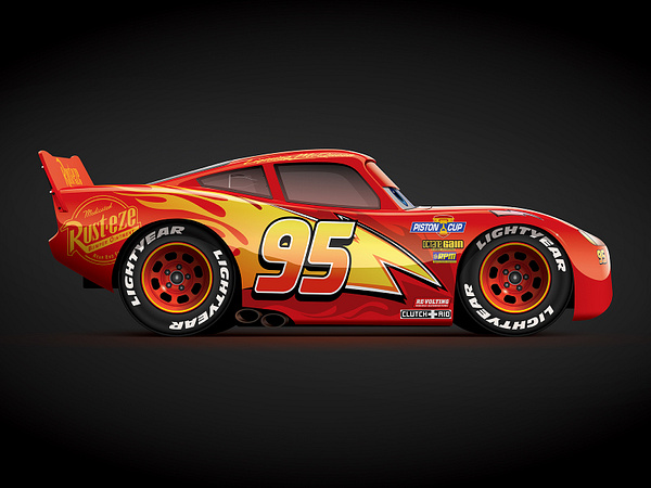 The Fabulous Lightning McQueen by Brett Nicholson on Dribbble