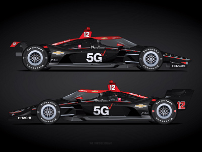 2021 Verizon 5G Chevrolet INDYCAR branding car car art car graphics car livery car wrap illustration illustrator indycar livery motorsports paint scheme racing vector